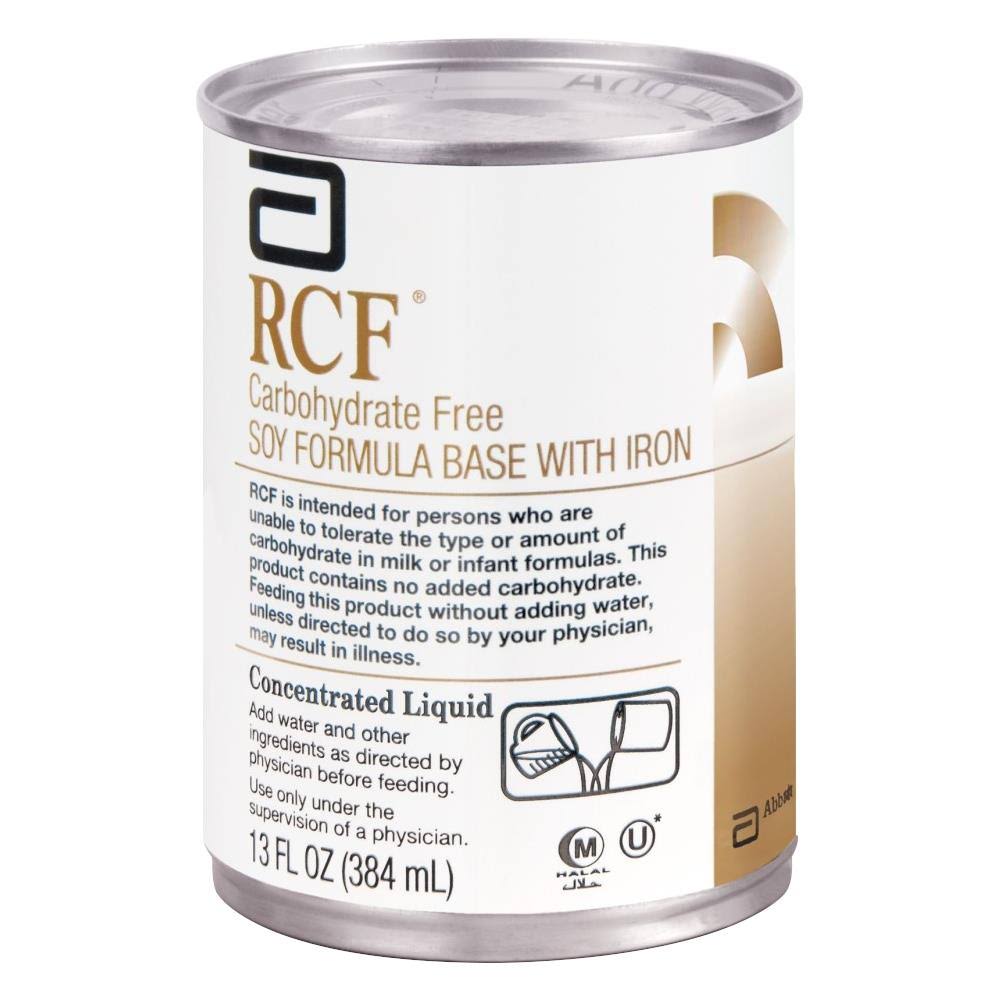 RCF Ross Carbohydrate Free Soy Formula Base Infant Formula - with Iron, Concentrated Liquid, 13oz