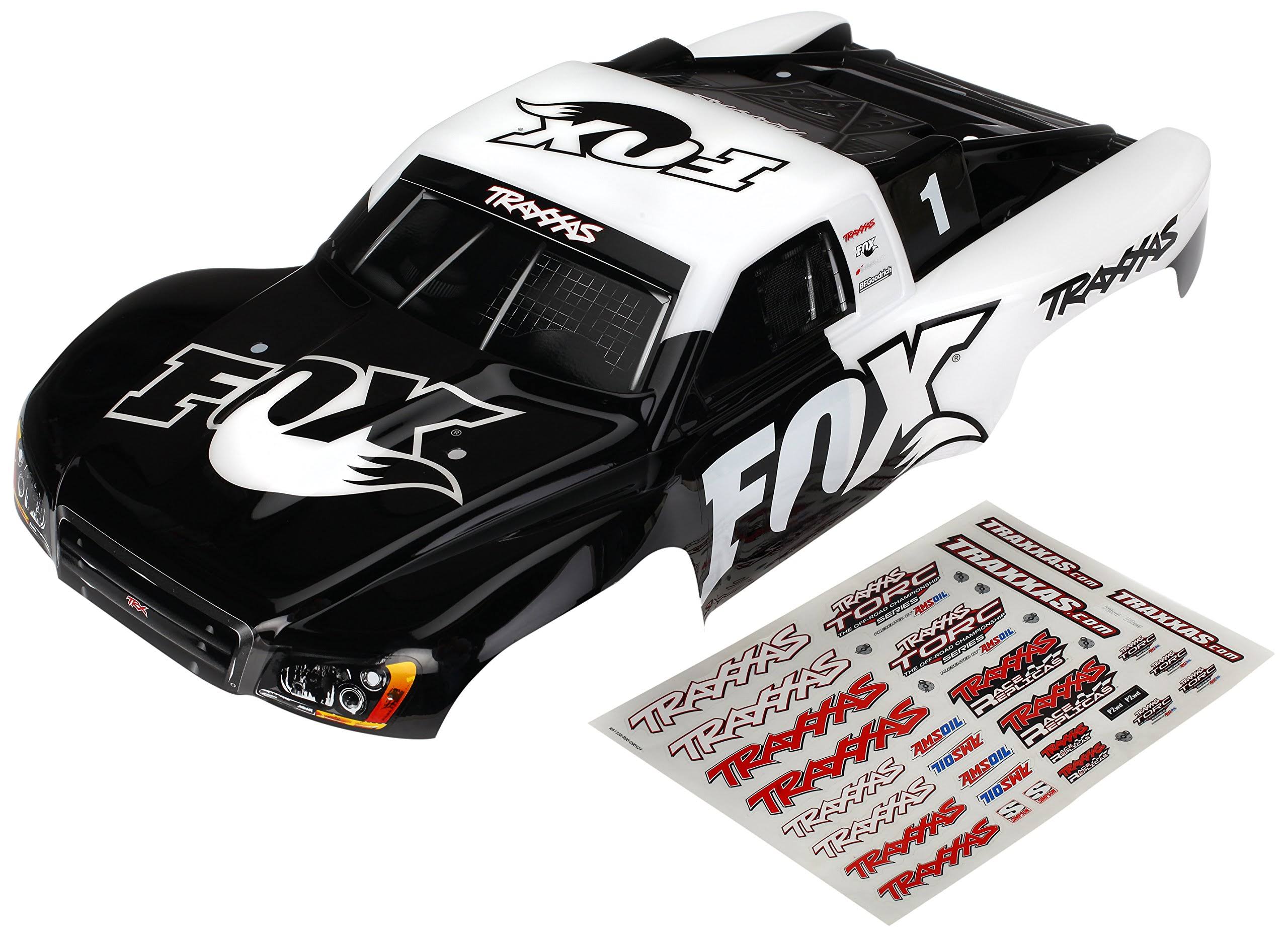 Traxxas Body Slash 4x4/Slash Fox Edition (Painted Decals applied)