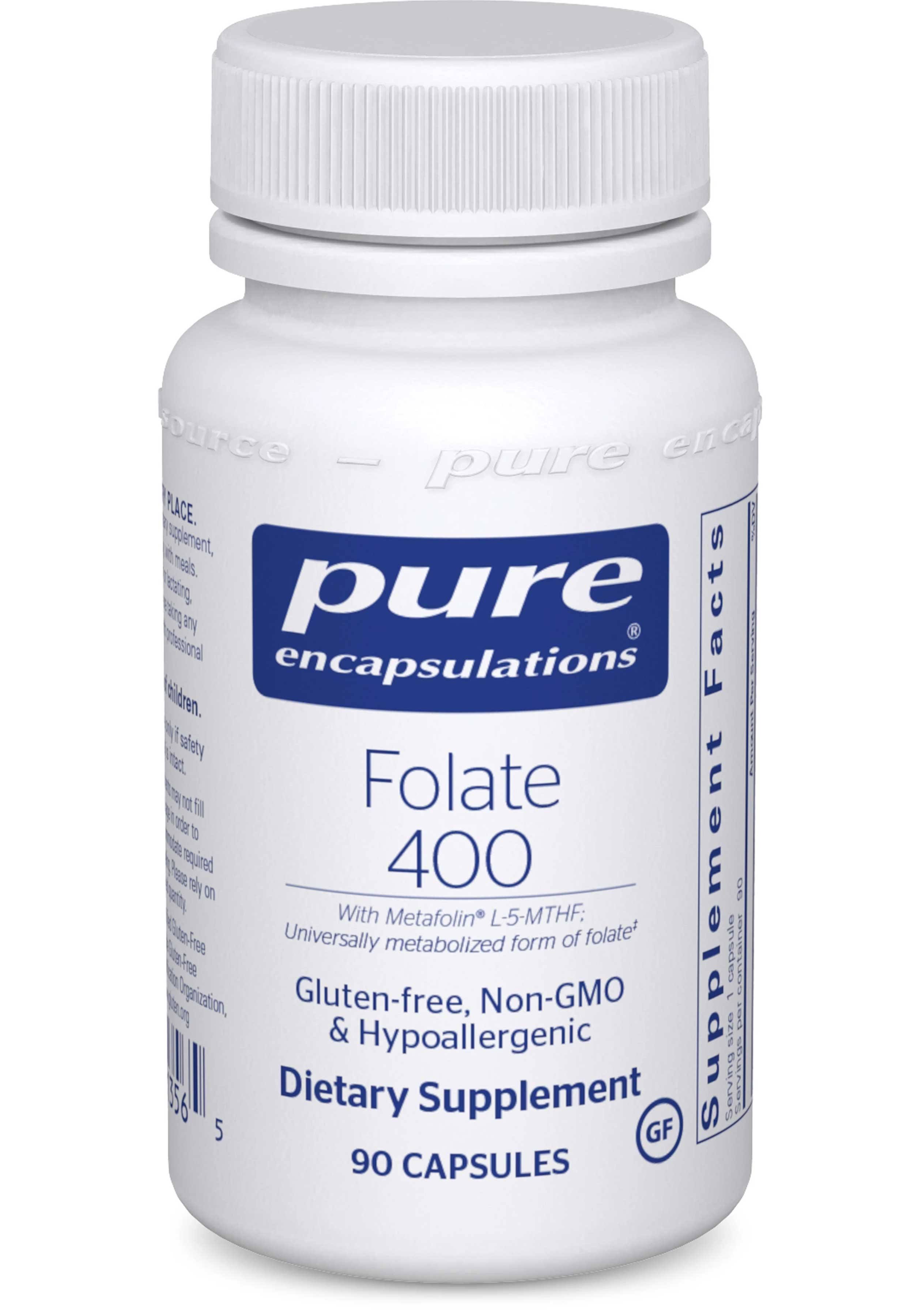 Pure Encapsulations - Folate 400 - 90 Capsules