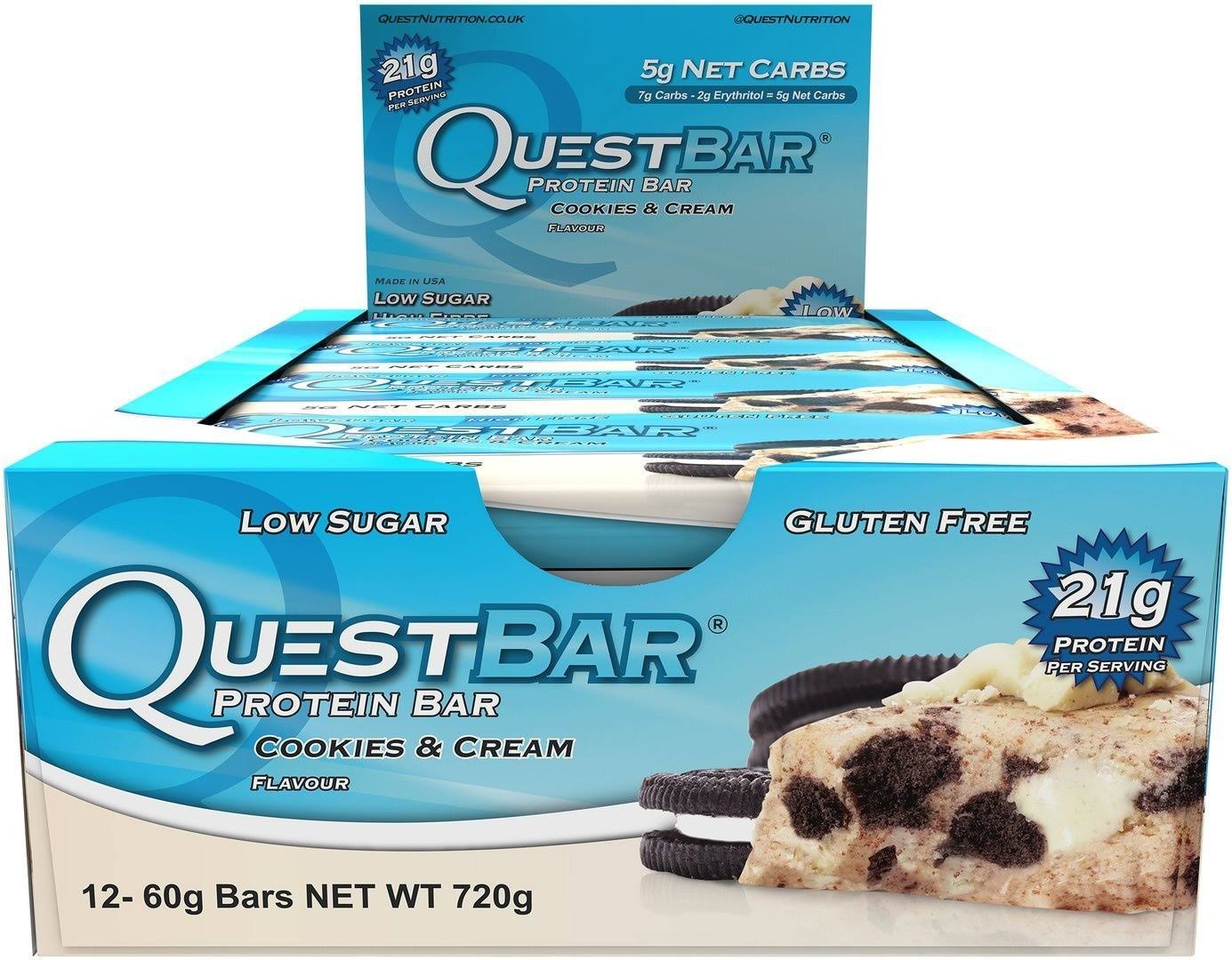 Quest Protein Bar - Cookie and Cream, 2.12oz