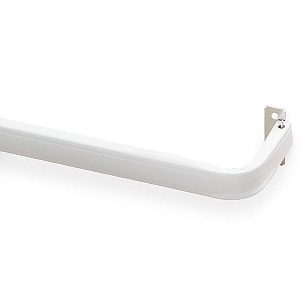 Kirsch Lockseam Design Rod - 4in. Wall Clearance 66-120 inch White