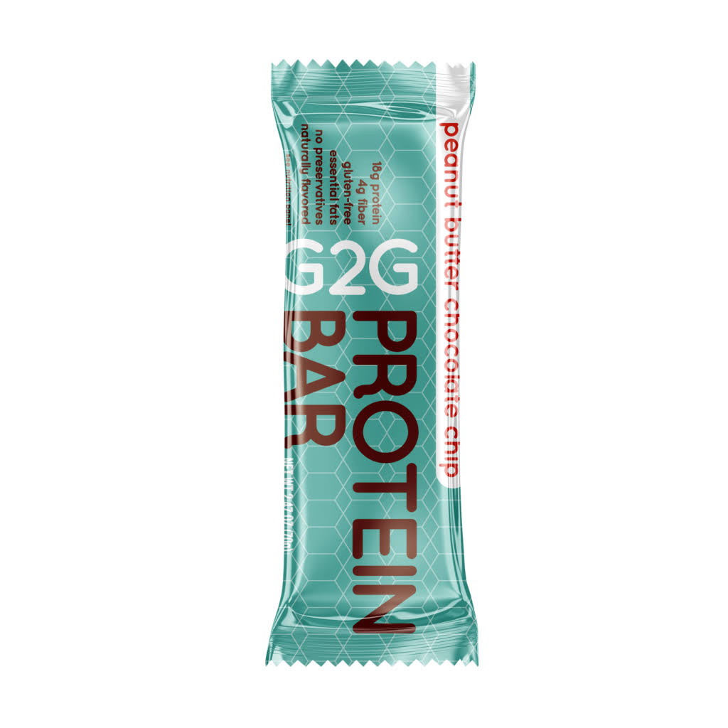 G2G Protein Bar - Peanut Butter Chocolate Chip Pack of 4/$14.25
