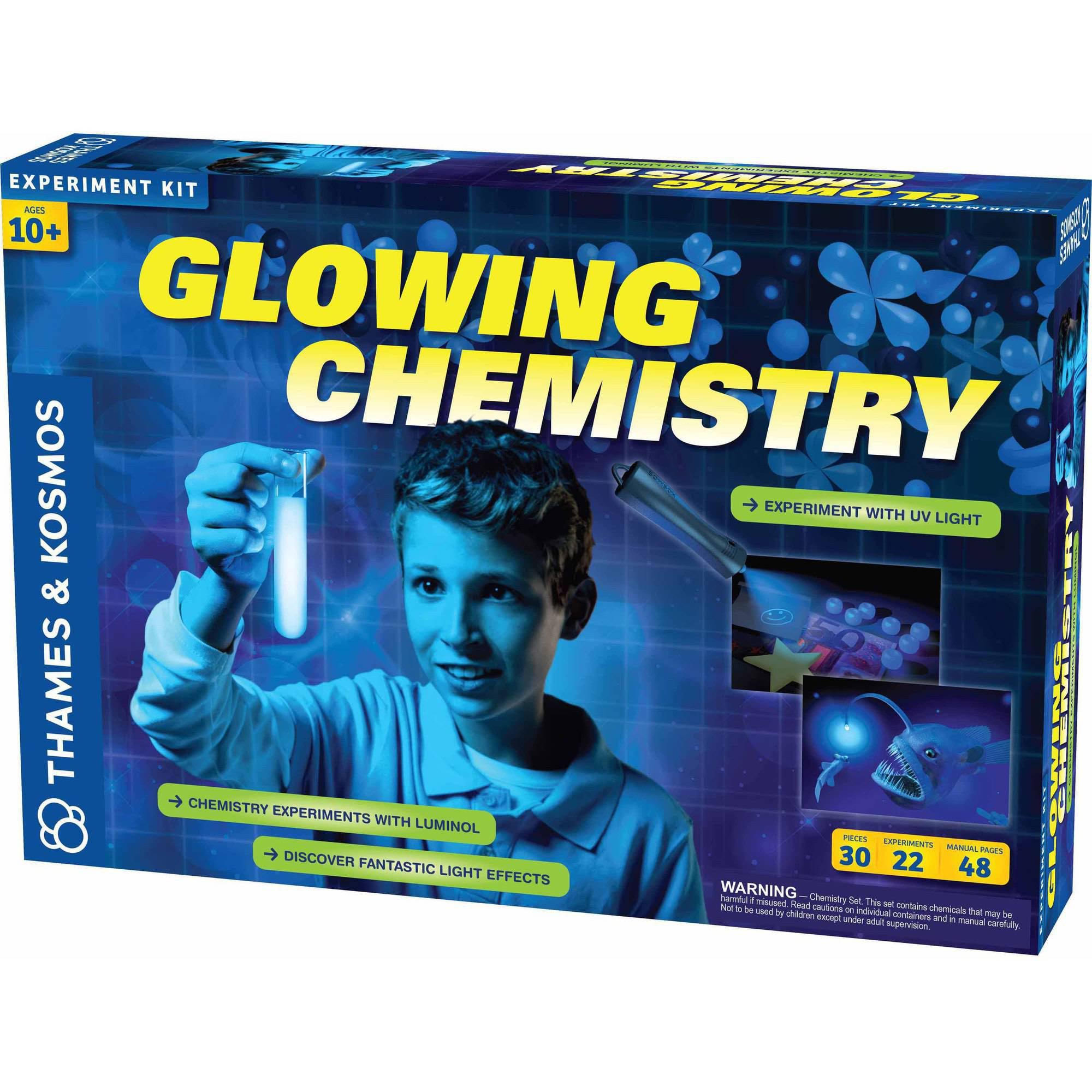 Thames & Kosmos Glowing Chemistry Science Experiment Kit