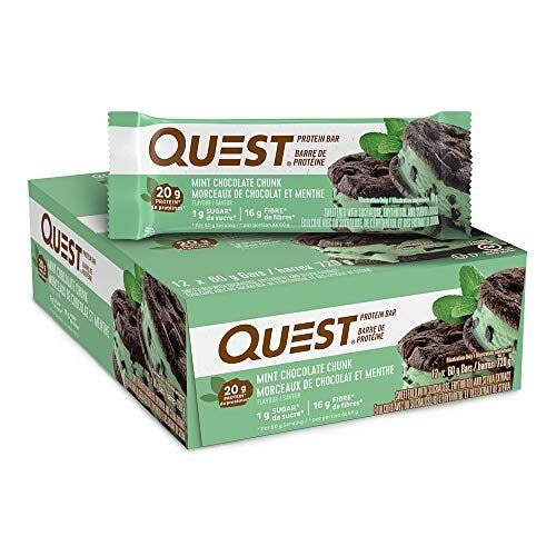 Quest Nutrition Bar Mint Chocolate Chunk 12/Box, 720 G
