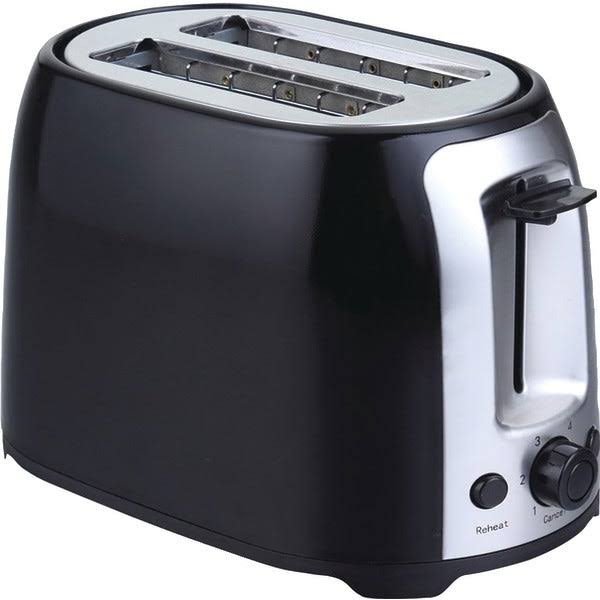 Brentwood TS 292B Cool Touch Toaster - Stainless Steel, Black