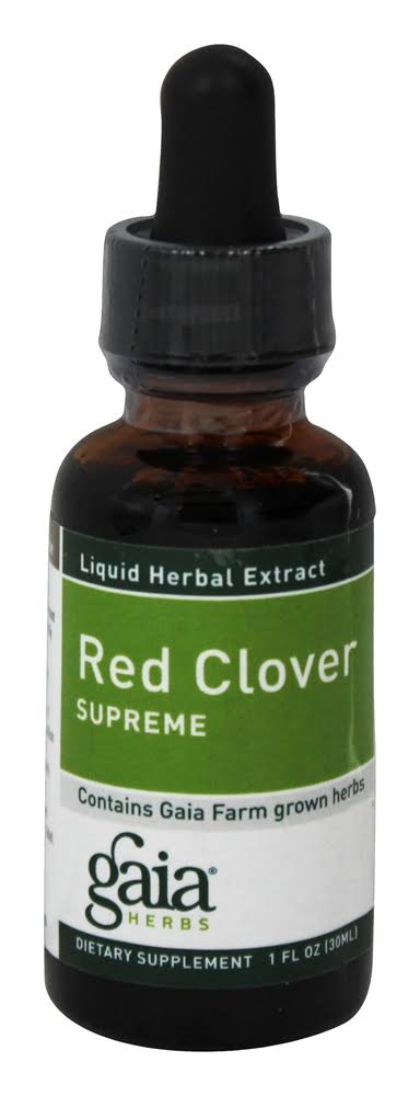 Gaia Herbs Red Clover Supreme Dietary Supplement - 1oz