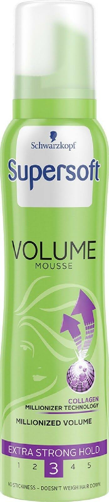Schwarzkopf Supersoft Volume Extra Strong Hold Mousse