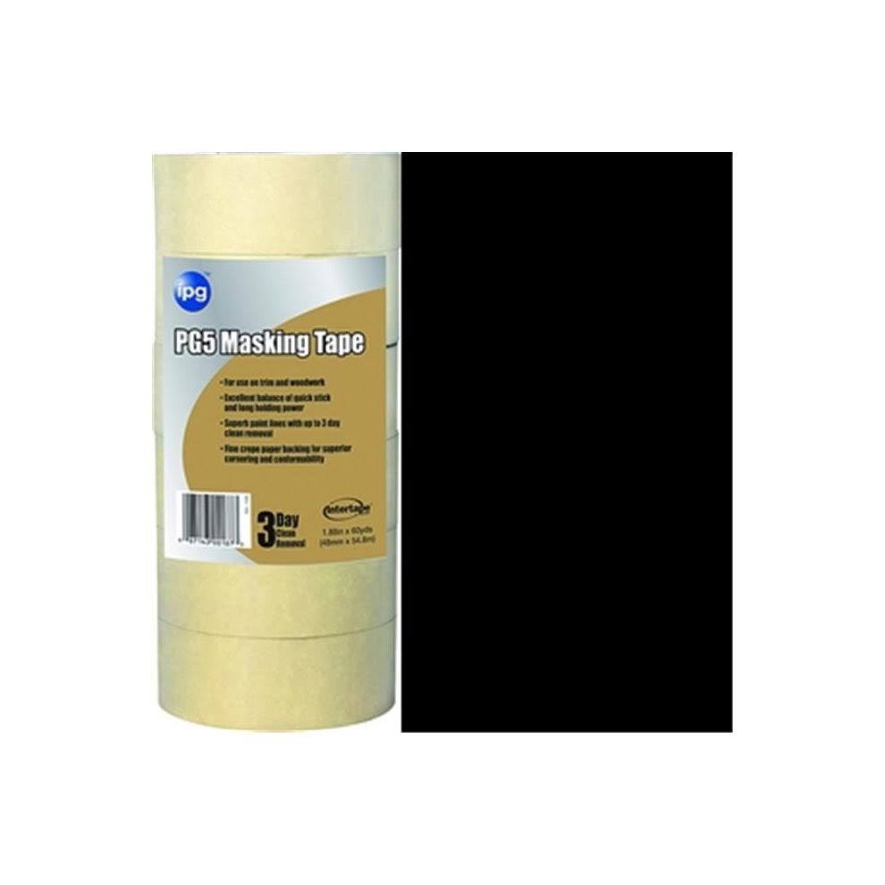 Intertape Paper Masking Tape - Tan and Natural, 1.41"x60yds