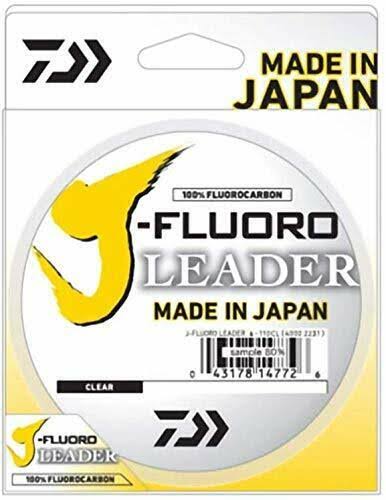 Daiwa J-Fluoro Leader 4#100YDS Clear 100% Fluorocarbon