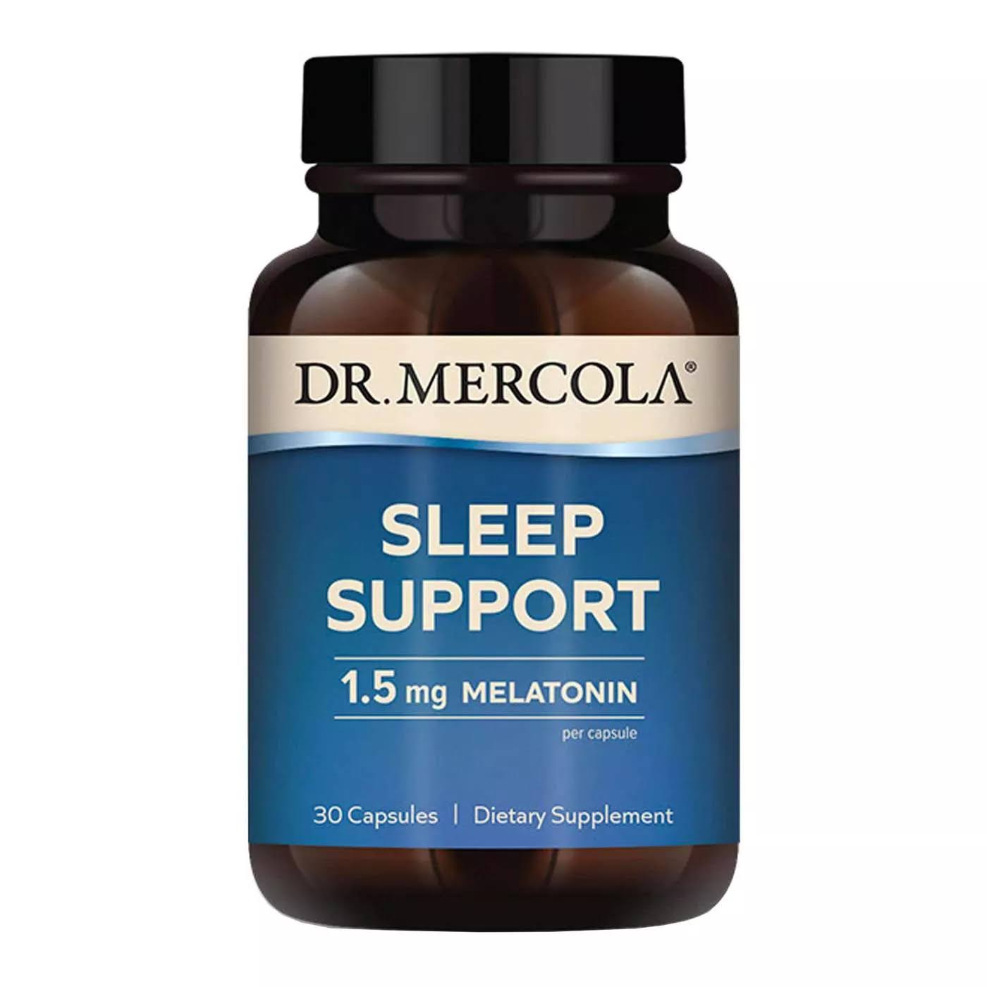 Dr. Mercola Sleep Support with Melatonin 1.5 mg - 30 Capsules