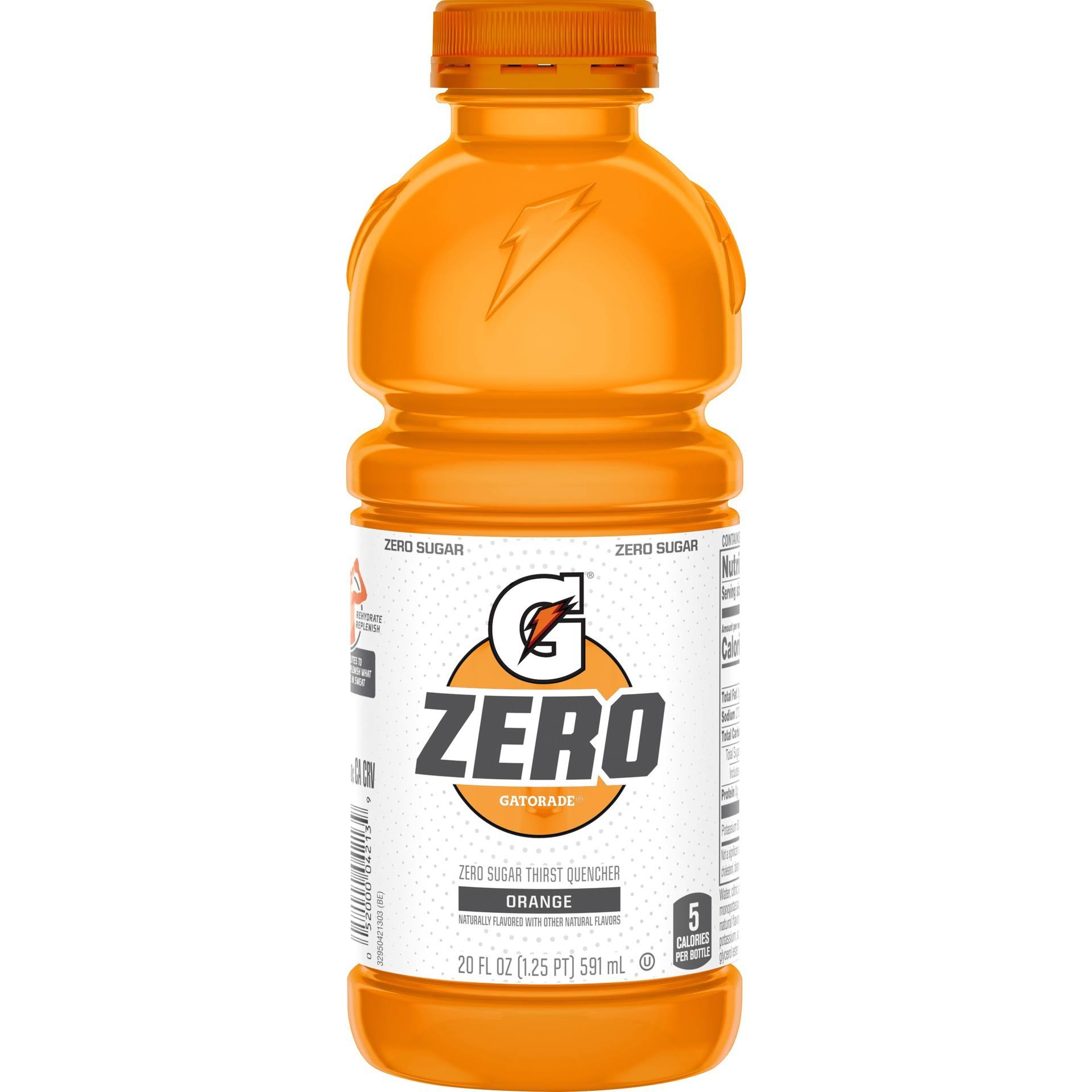 Gatorade Zero Thirst Quencher, Orange - 20 fl oz