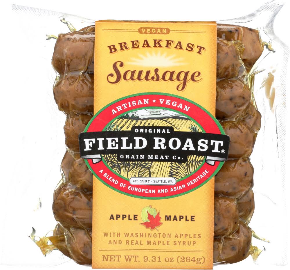 Field Roast: Apple Maple Breakfast Sausage, 9.31 Oz