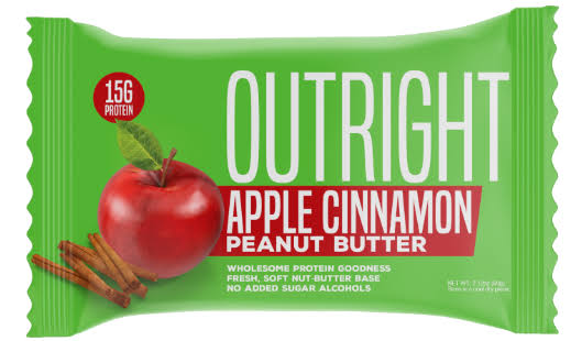 MTS Nutrition Outright Bar Apple Cinnamon Peanut Butter, Vitamin C