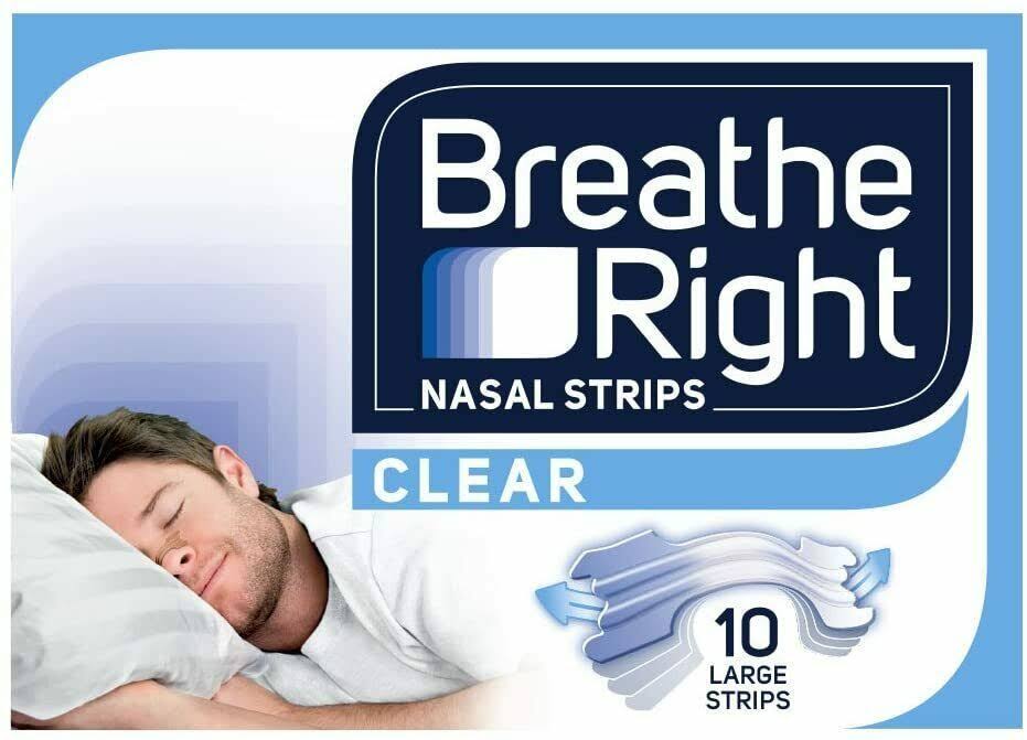 Breathe Right Nasal Strips - Large, 10 Pack, Clear