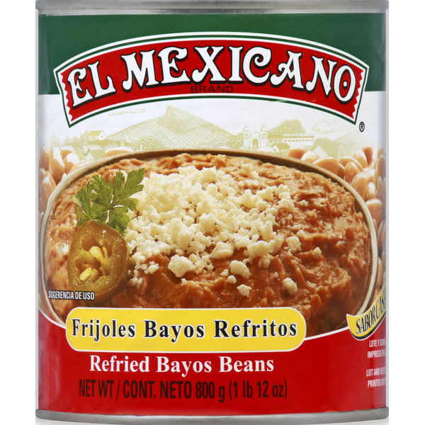 El Mexicano Refried Beans - 28oz