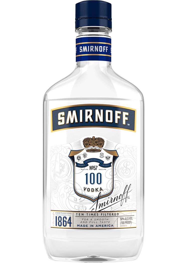 Smirnoff Vodka, Triple Distilled - 375 ml