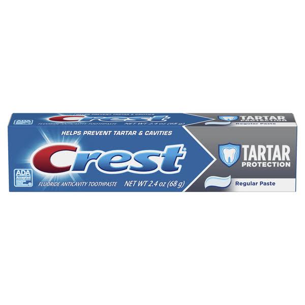 Crest Tartar Protection & Anticavity Toothpaste With Fluoride, Regular Paste, 24oz