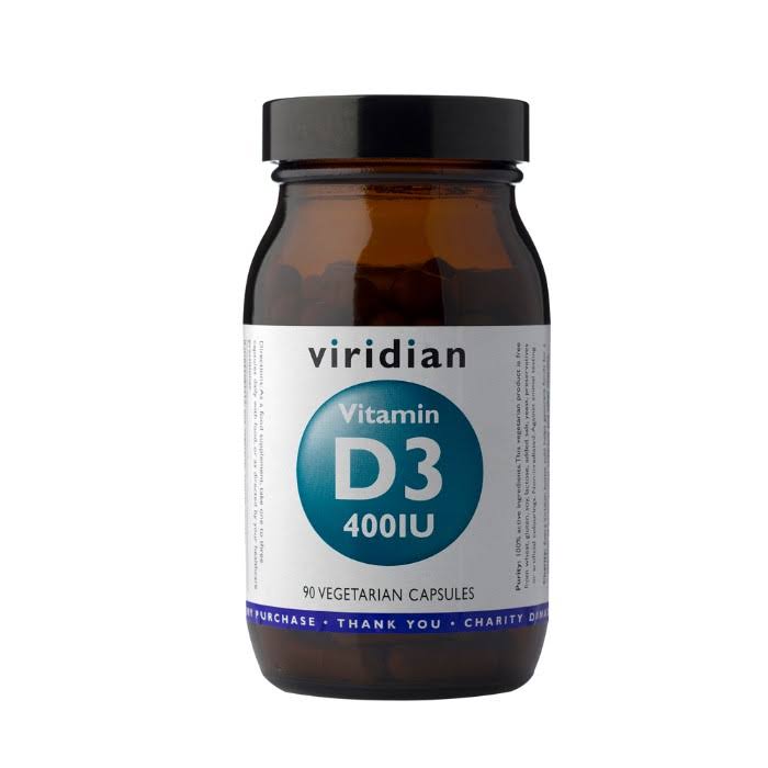 Viridian Vitamin D3 400IU - 90 capsules