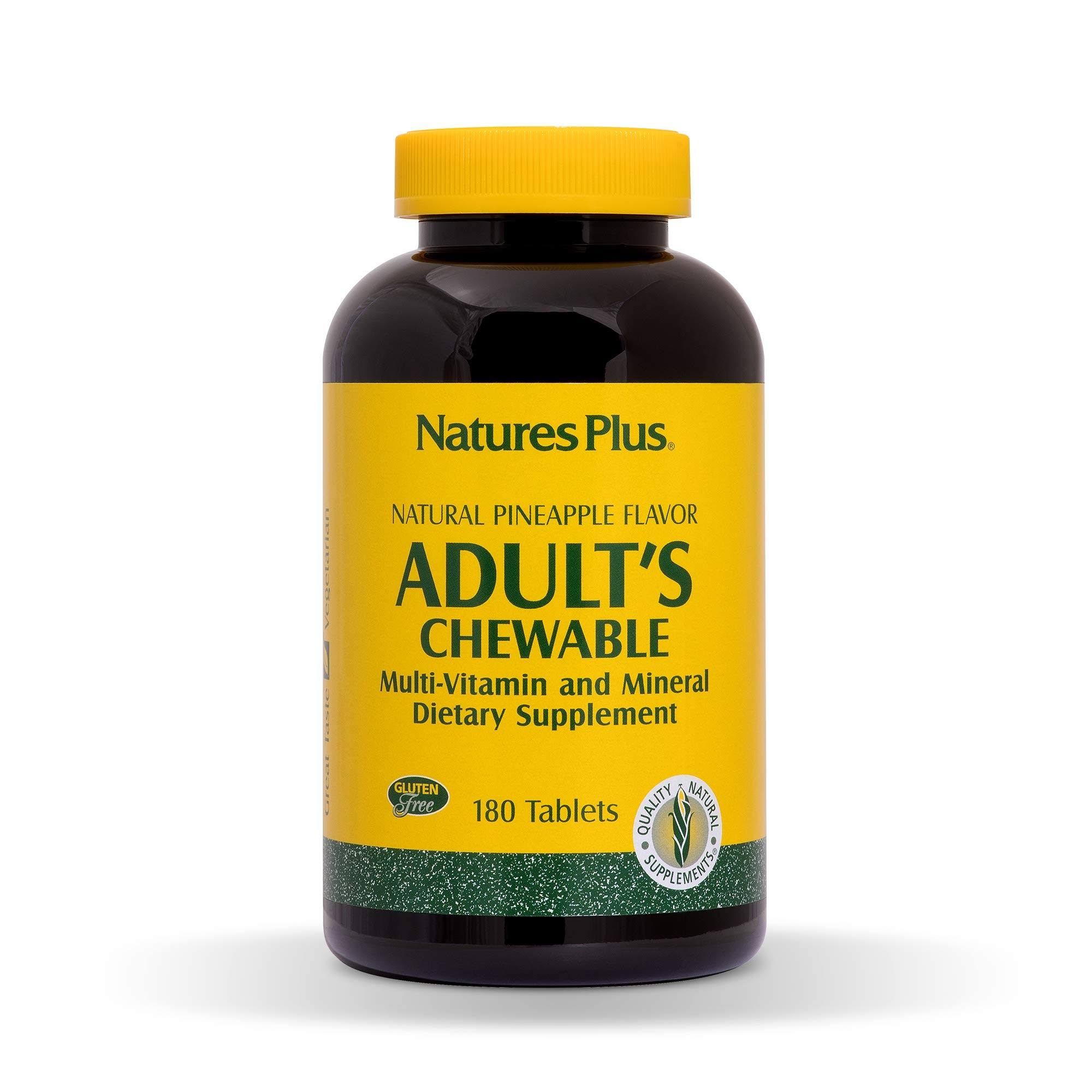 Natures Plus Adult's Chewable - Supplement, 180 Tablets