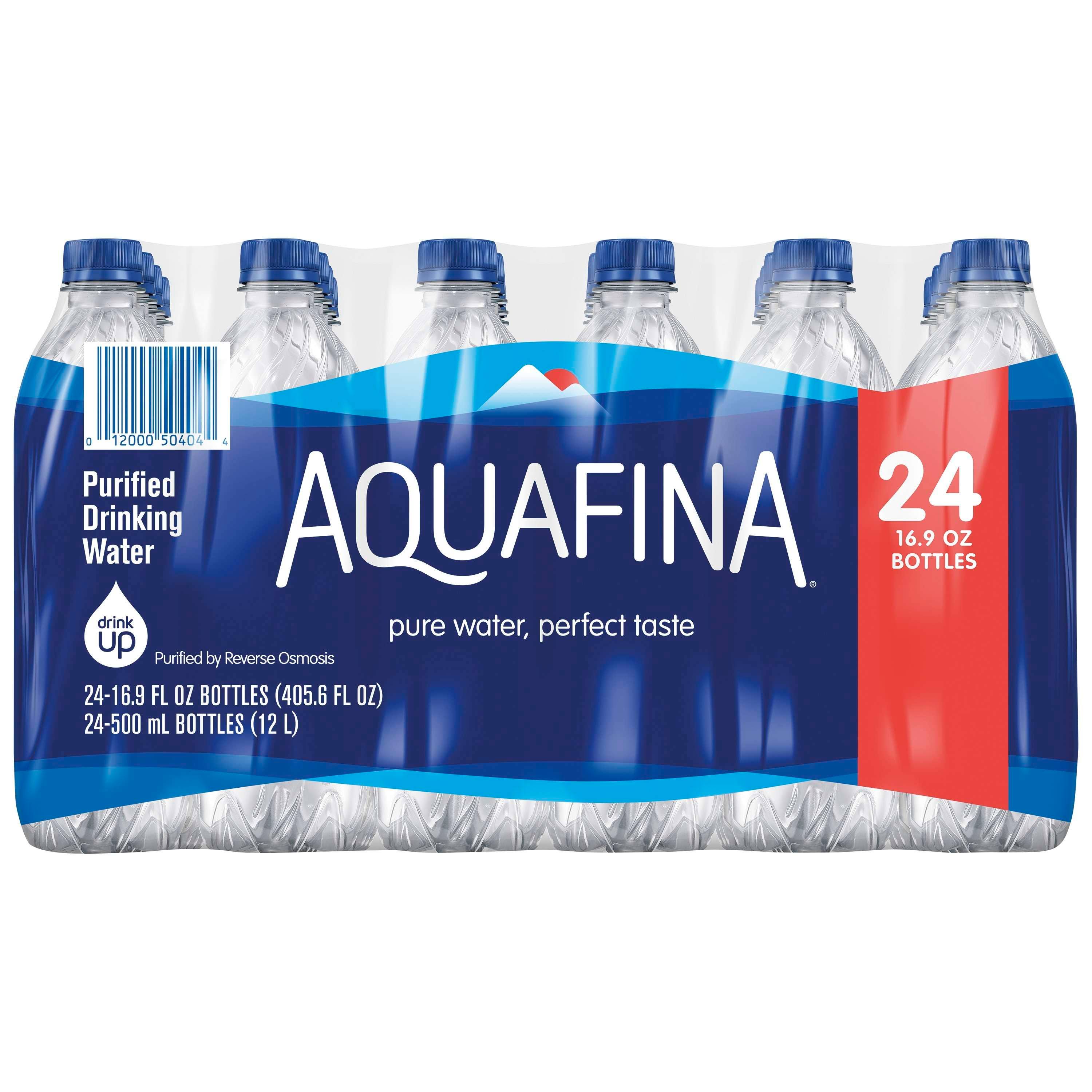 Aquafina Purified Drinking Water - 16.9oz, 24 Count