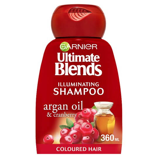 Garnier Ultimate Blends Coloured Hair Shampo - Argan Oil & Cranberry, 360ml