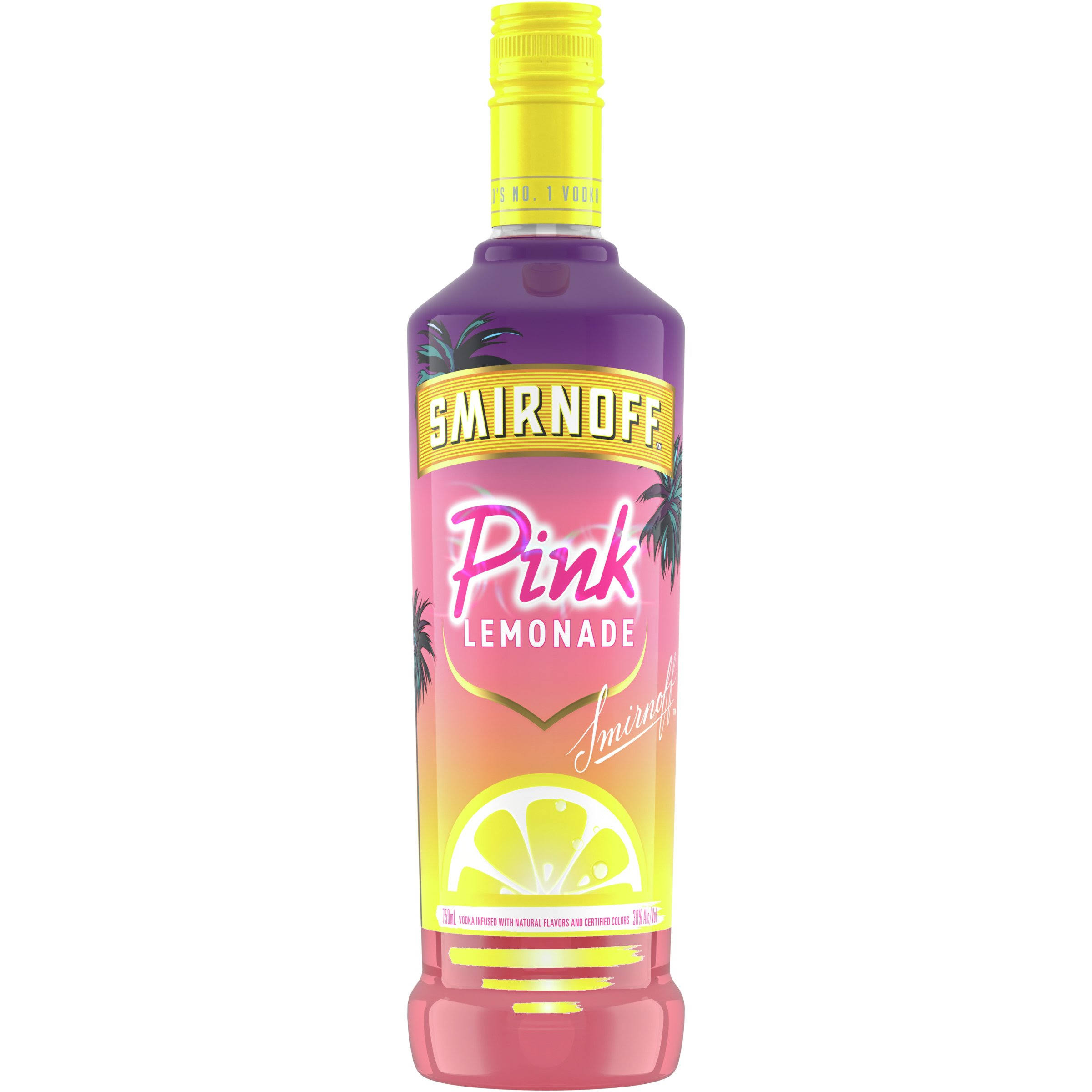Smirnoff Vodka, Pink Lemonade - 750 ml