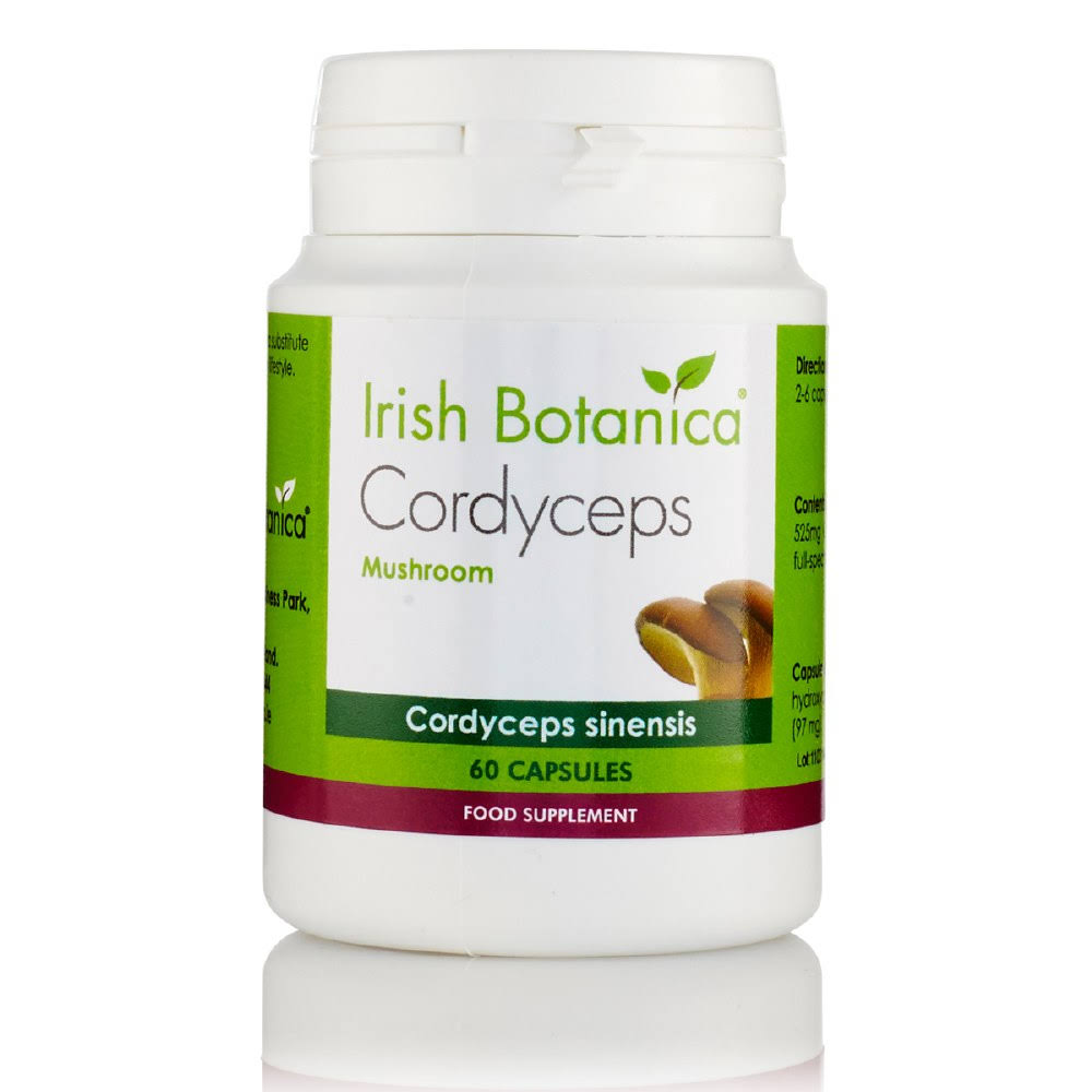 Irish Botanica Cordyceps Food Supplement - 60 Capsules