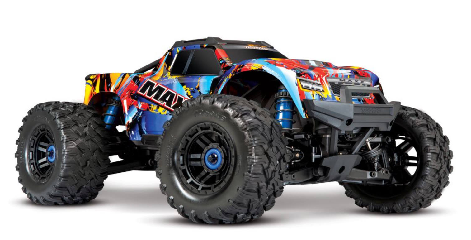 Traxxas Corp . TRA Traxxas Maxx with 4S ESC - Rock 'N Roll 1/10 Scale 4WD Brushless Electric Monster Truck