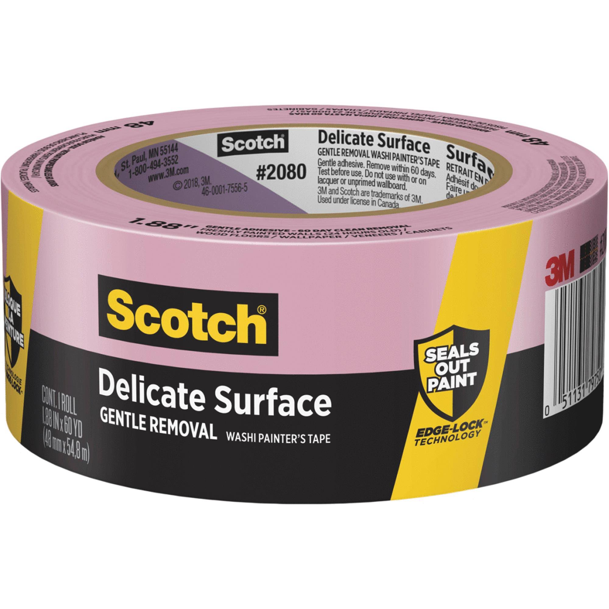 3M ScotchBlue Delicate Surface Painter's Tape - 1.88in x 60yds