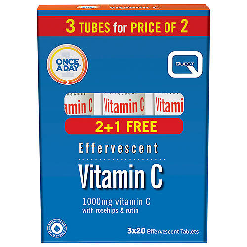 Quest Effervescent 1000Mg Vitamin C 20 Tablets