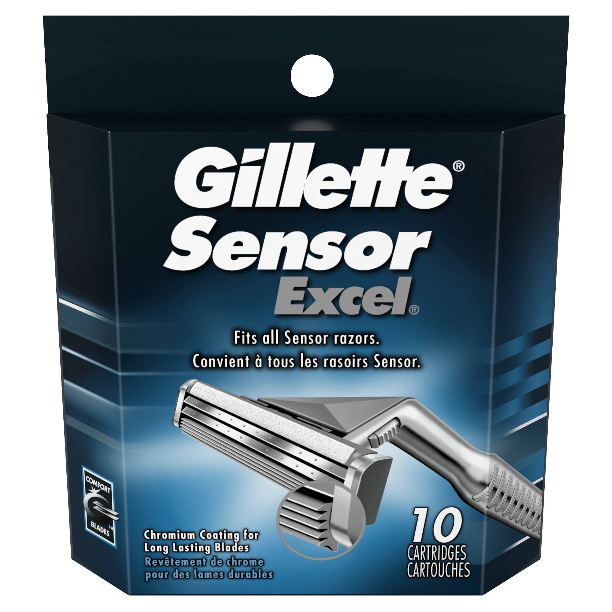 Gillette Sensor Excel Cartridges - x10