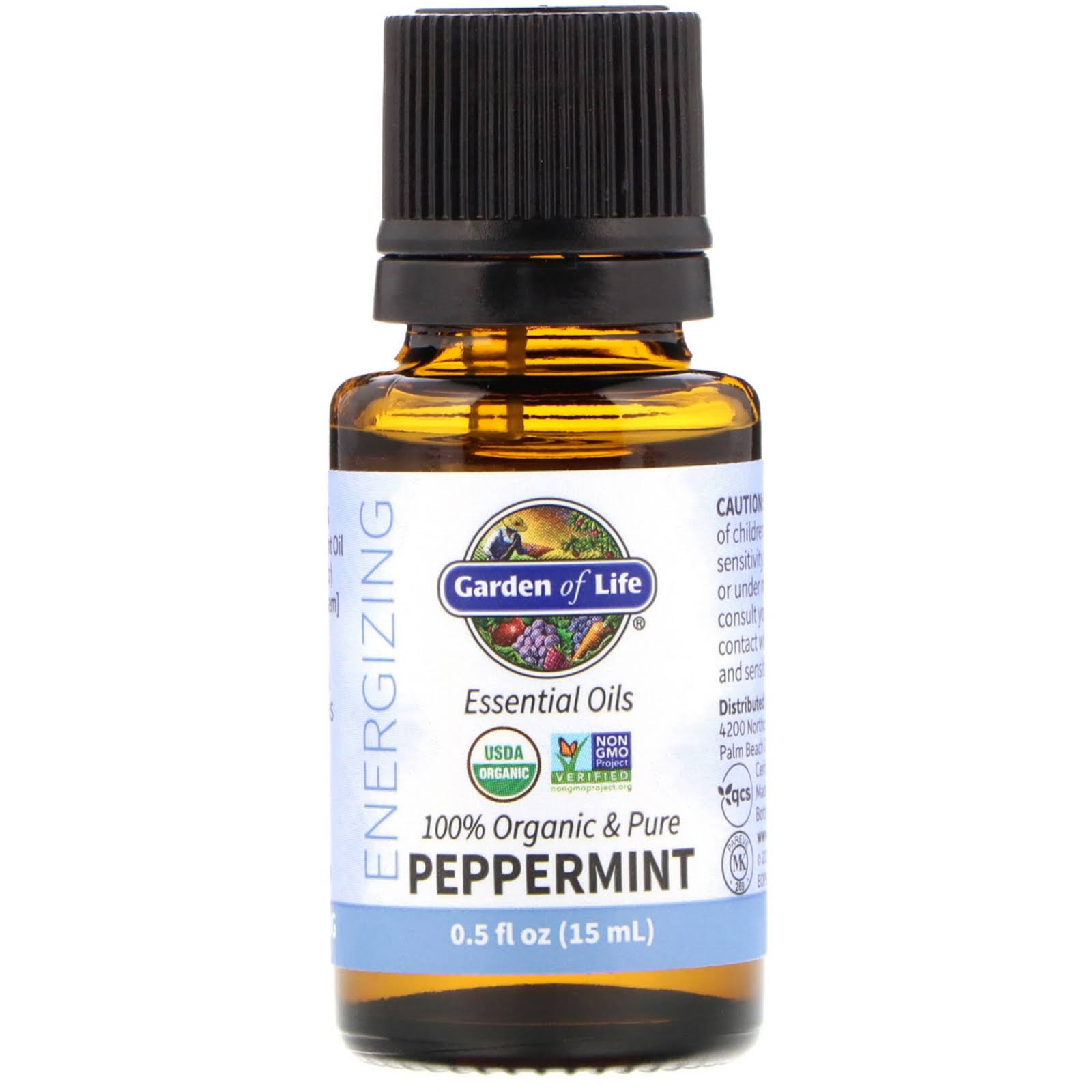 Organic Essential Oil - Peppermint - 15ml - Garden of Life