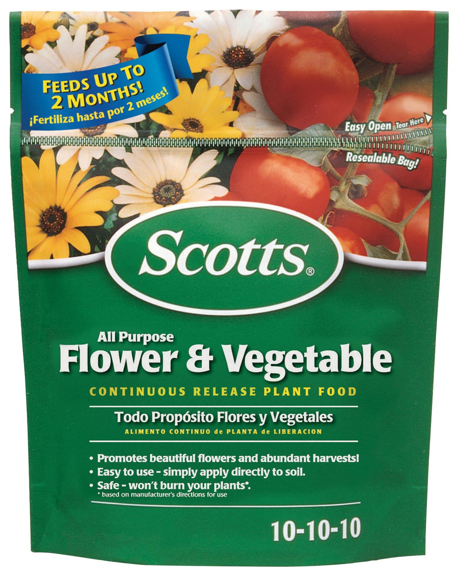 Scotts All Purpose Flower and Vegetable Continuous Release Plant Food - 3lb