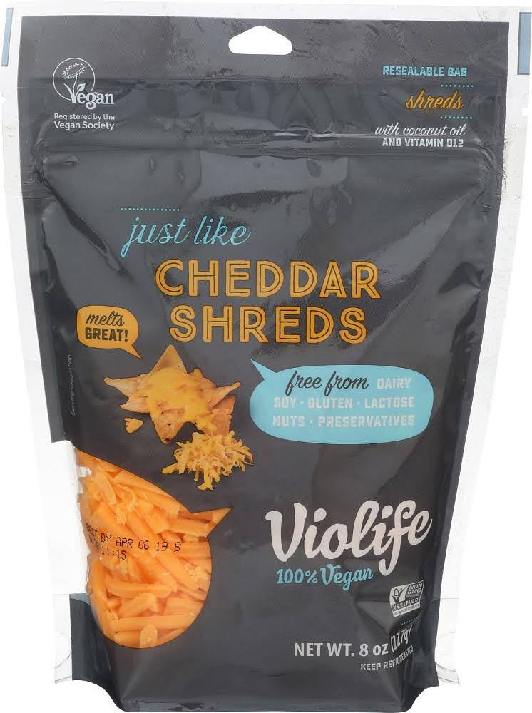 Violife: Just Like Cheddar Shreds Cheese, 8 Oz