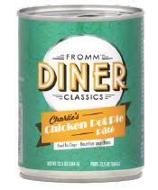 Fromm Diner Classics Dog Food - Charlie's Chicken Pot Pie Pate