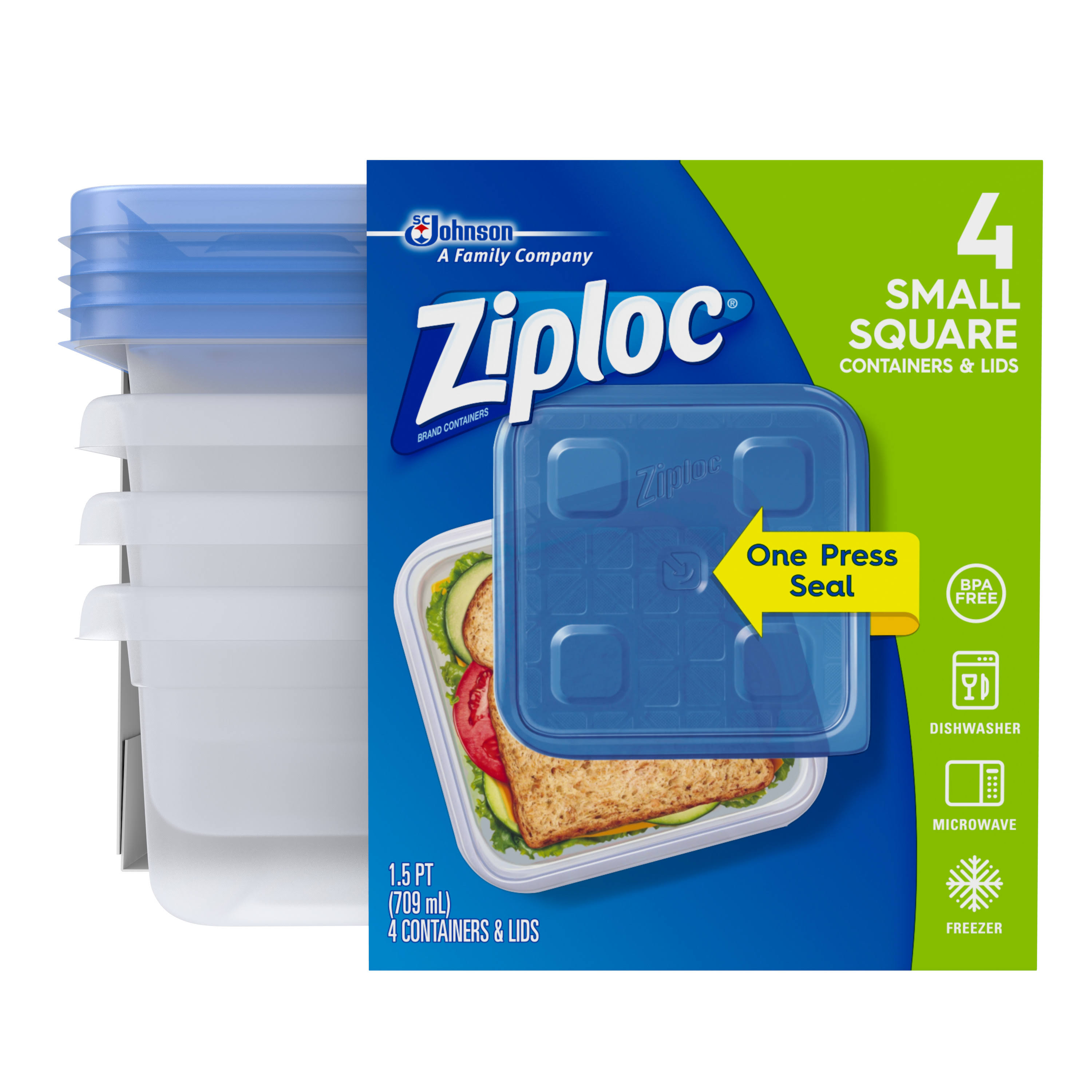 Ziploc Small Square Storage Container