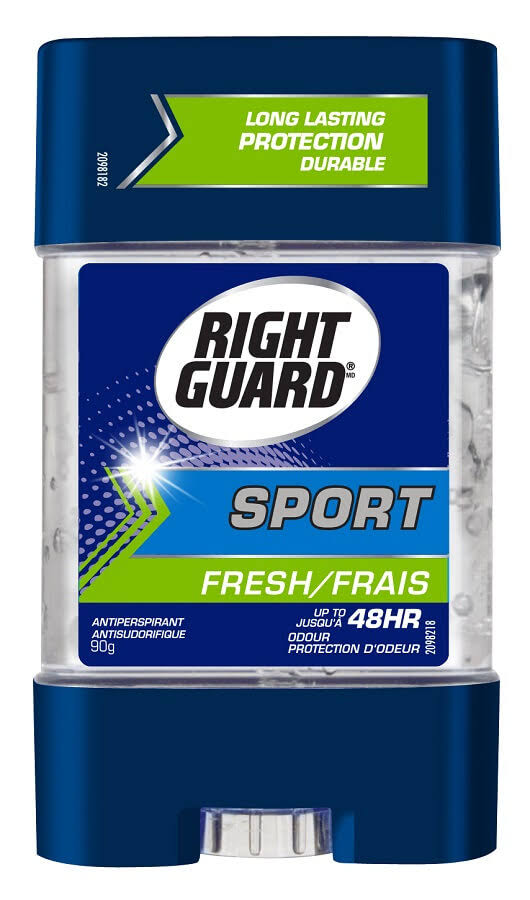 Dial Right Guard Sport Fresh Clear Gel Antiperspirant and Deodorant - 90g