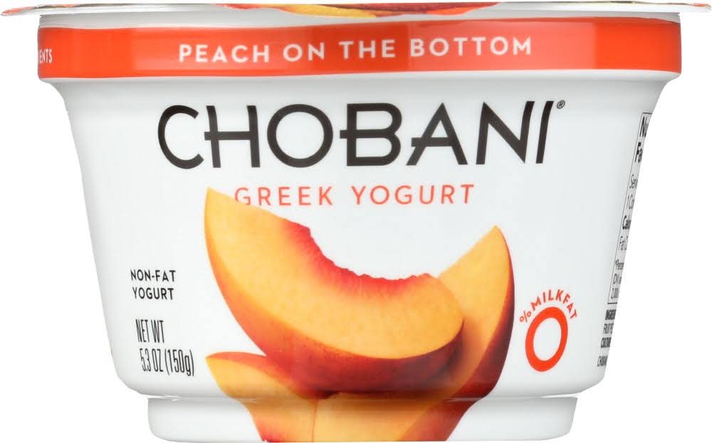 Chobani Greek Yogurt - Peach, 6oz