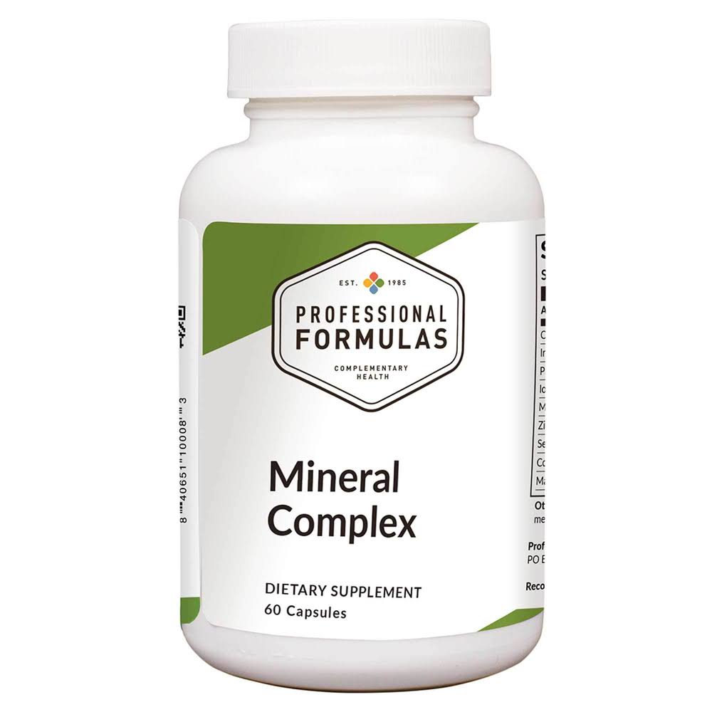 Professional Formulas Mineral Complex 180 Capsules
