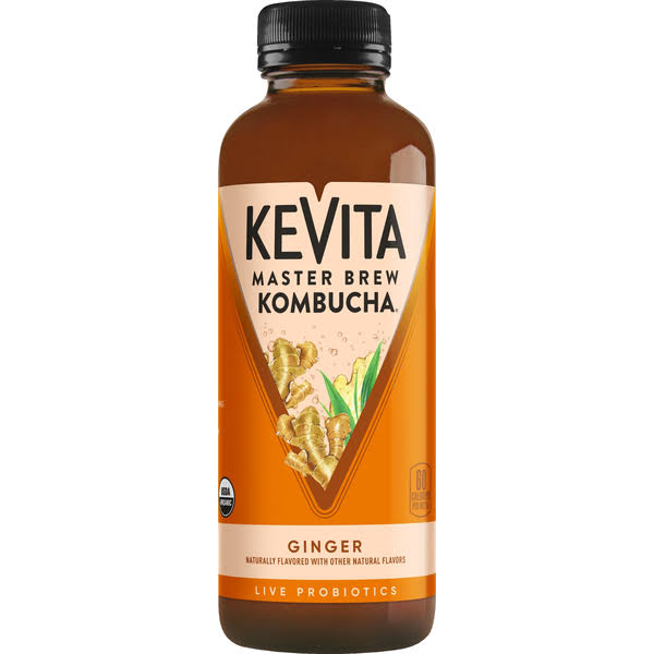 Kevita Master Brew Kombucha - Ginger, 15.2oz