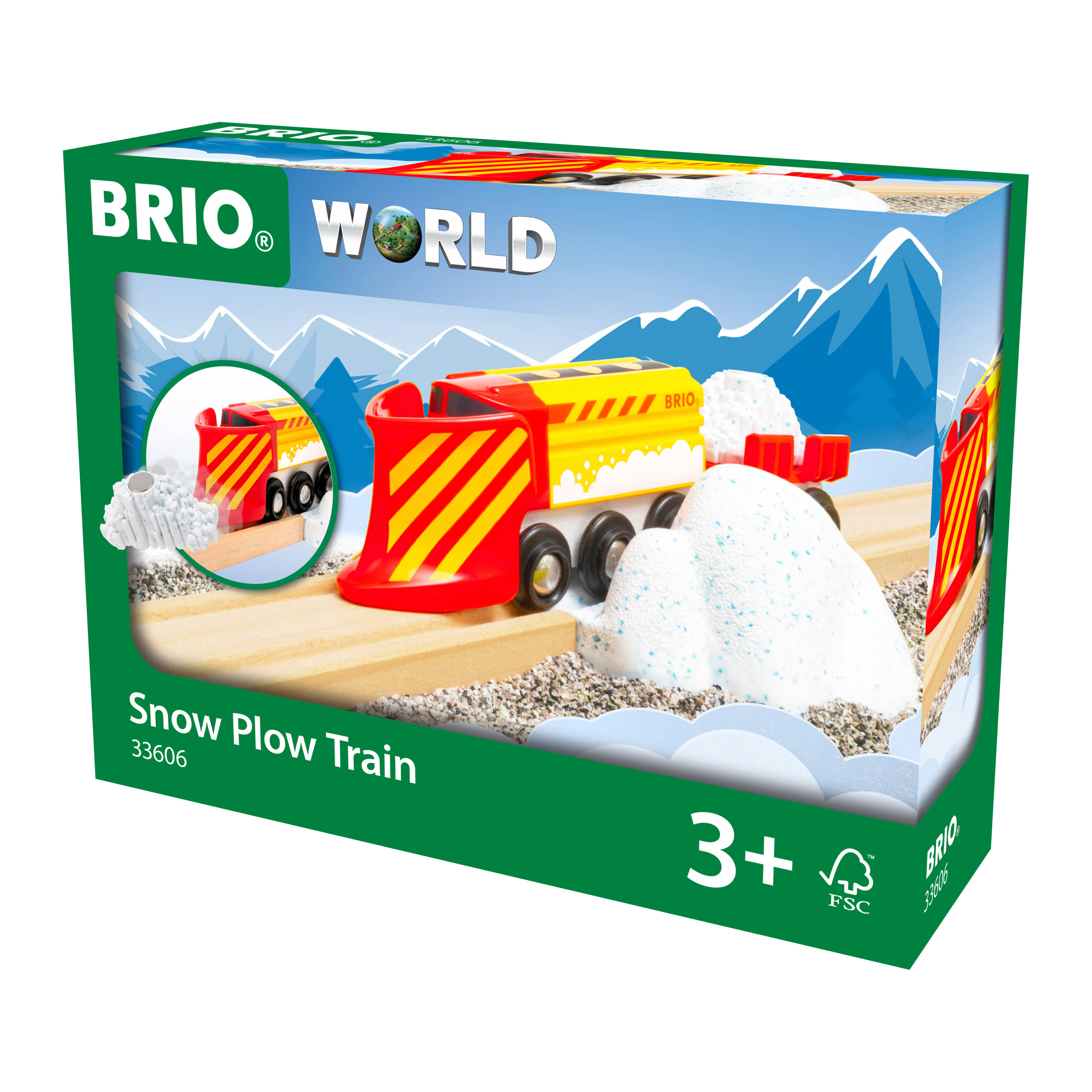 BRIO 33606 BRIO Snow Plow Train