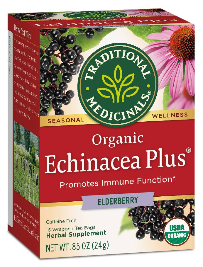 Traditional Medicinals Organic Echinacea Elder Herbal Tea