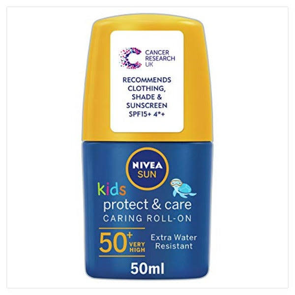 Nivea Sun Kids Caring Roll-On - SPF 50+, 50ml