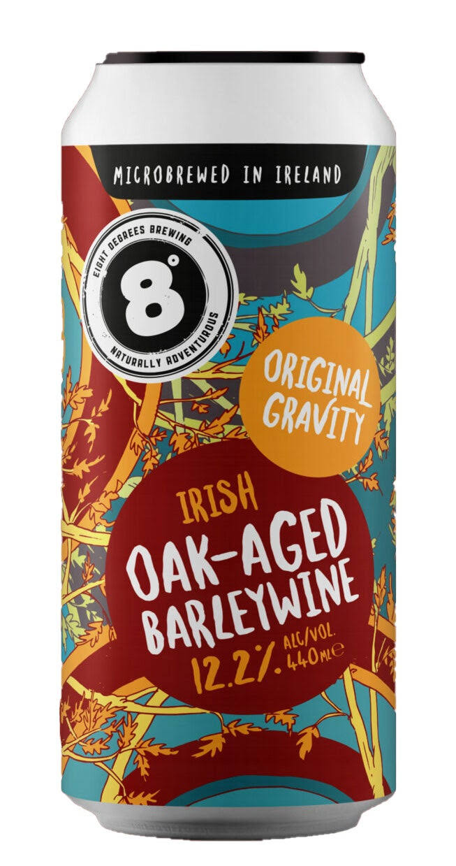 Eight Degrees - Original Gravity Oak-Aged Barley Wine 12.2% ABV 440ml Can