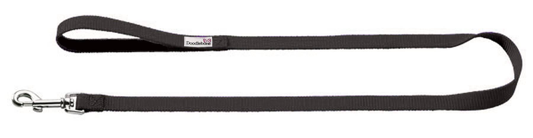 Doodlebone Bold Nylon Lead - Black, Large, 25mm X 1.3m