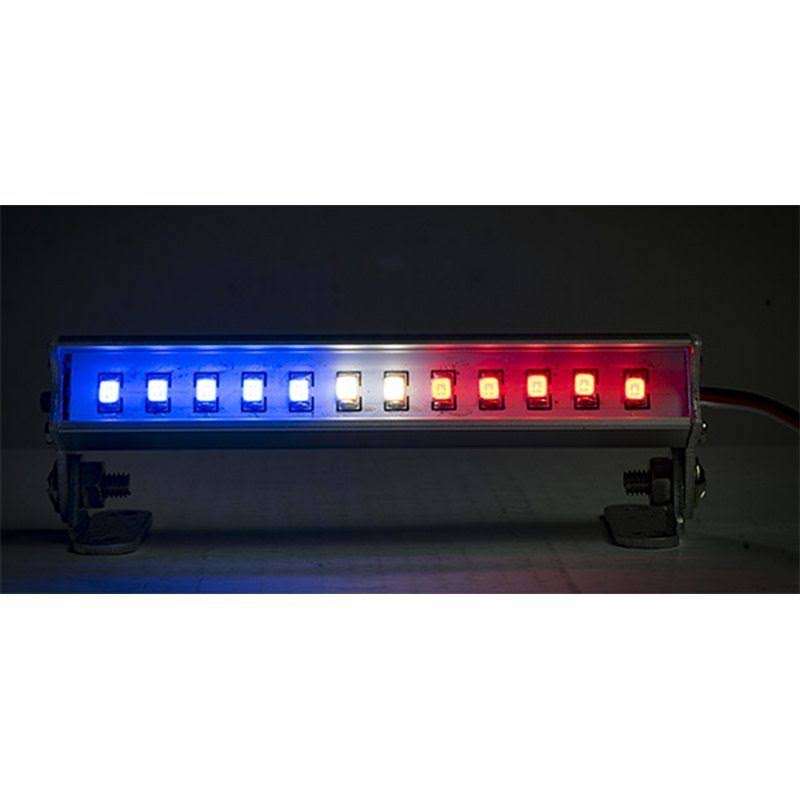 LED Light Bar - 3.6 - Police Lights: Red, White, and Blue, Size: 66 in