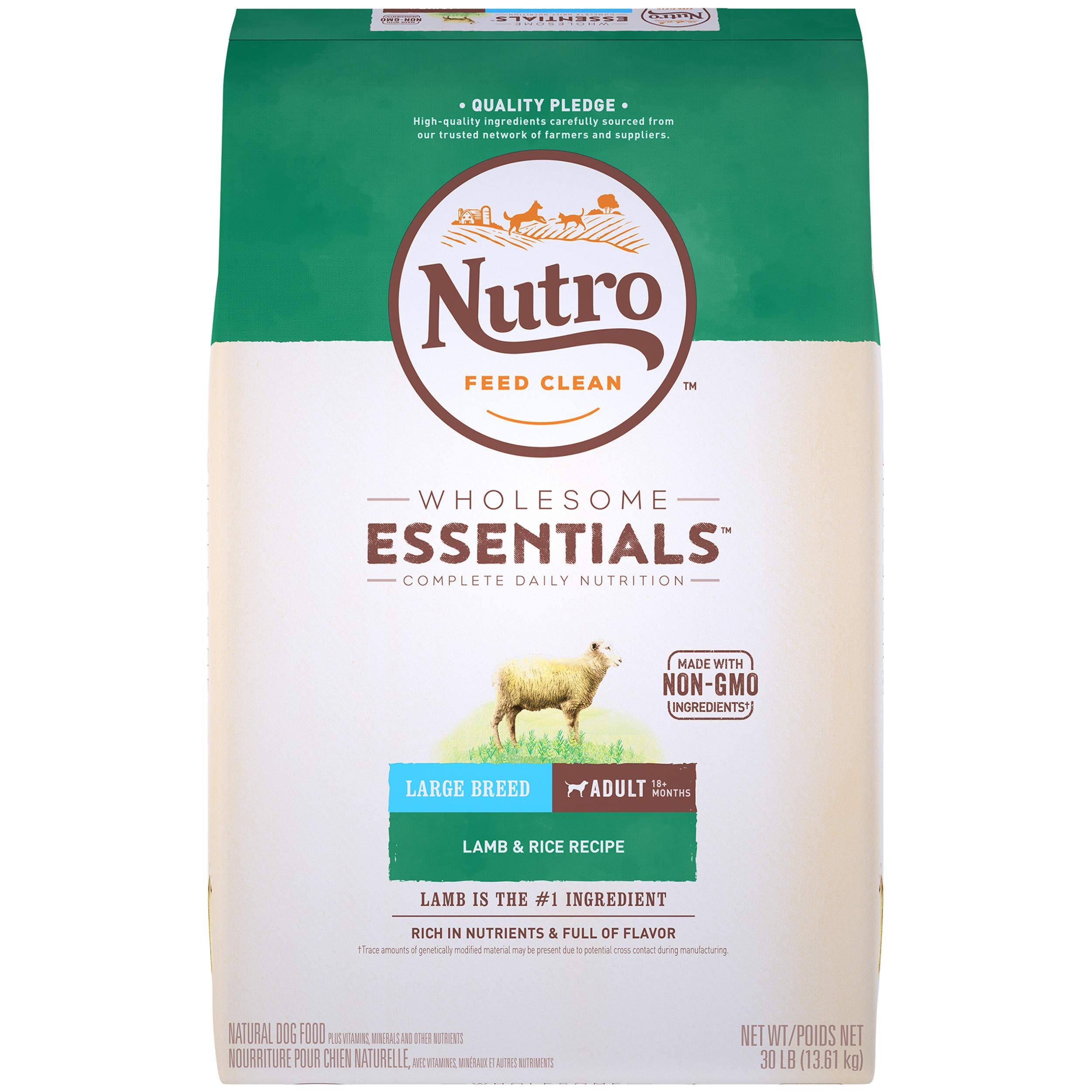 Nutro Large Breed Adult Dog Food - Lamb and Rice Recipe, 30lb