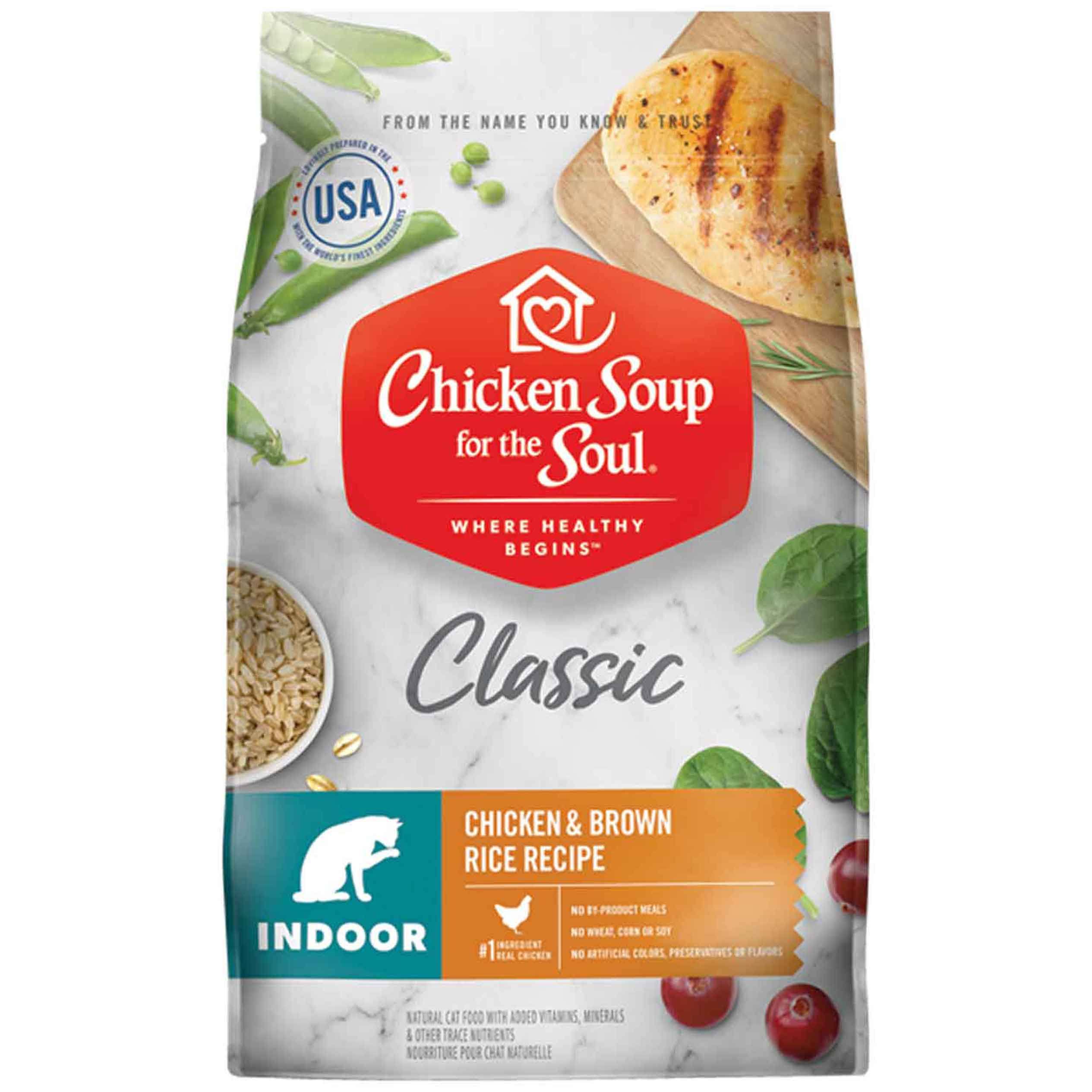 Chicken Soup For The Soul Classic Indoor Dry Cat Food - Chicken & Brown Rice - 4.5 lbs