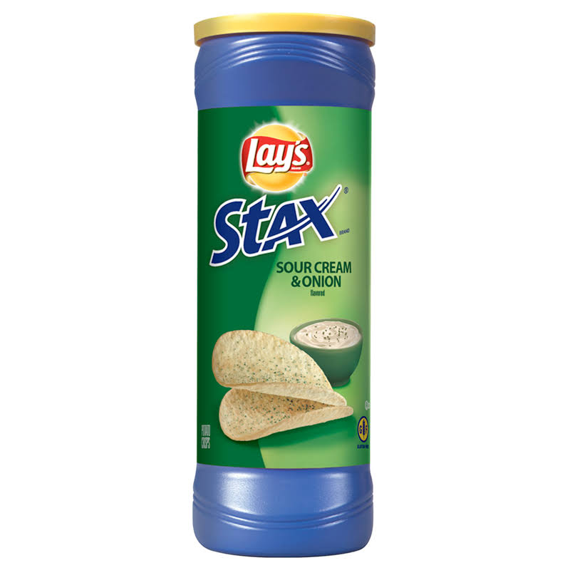 Lay's Stax - Sour Cream and Onion Flavored Crisp, 5.5oz