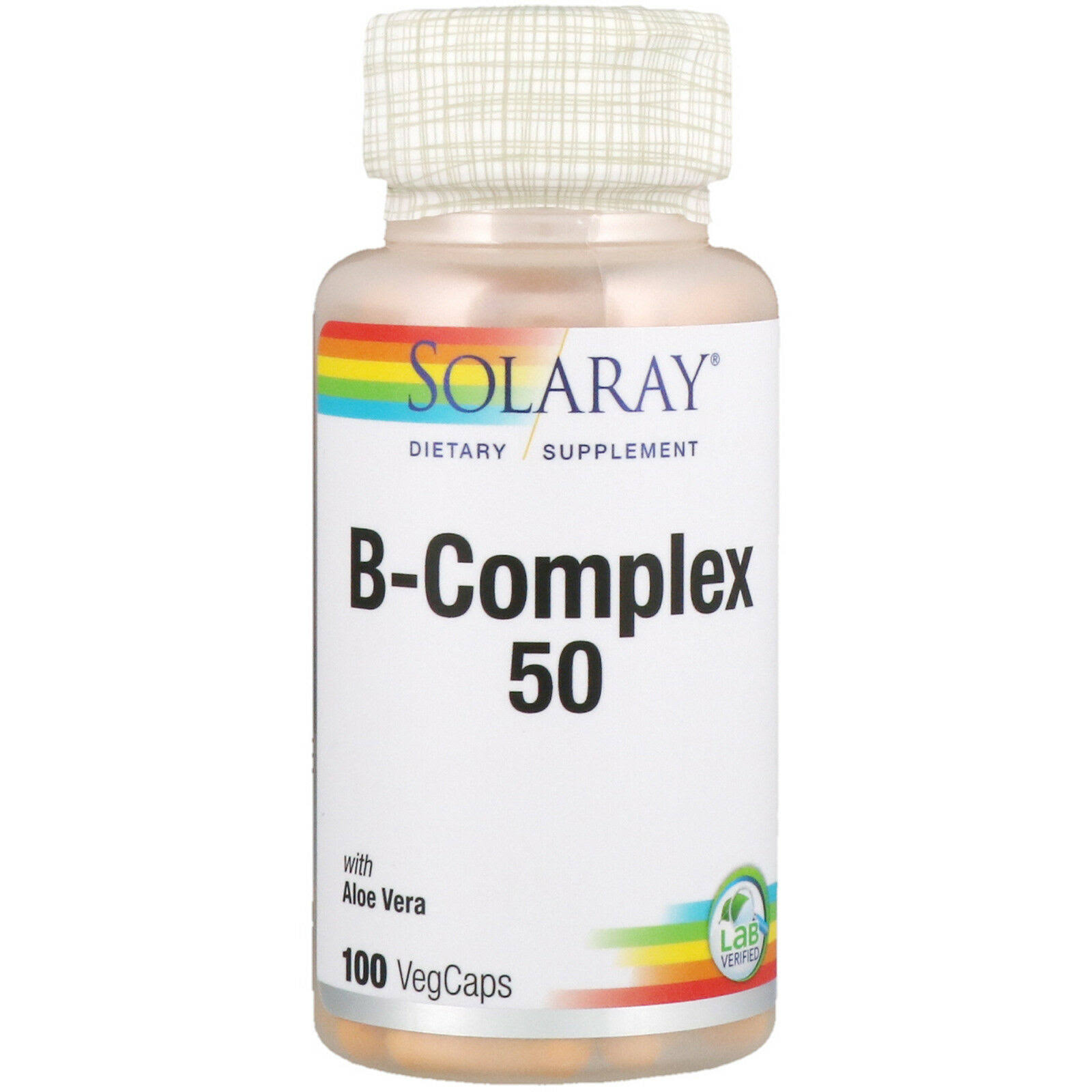 Solaray B-Complex Supplement - 50mg, 100 Capsules